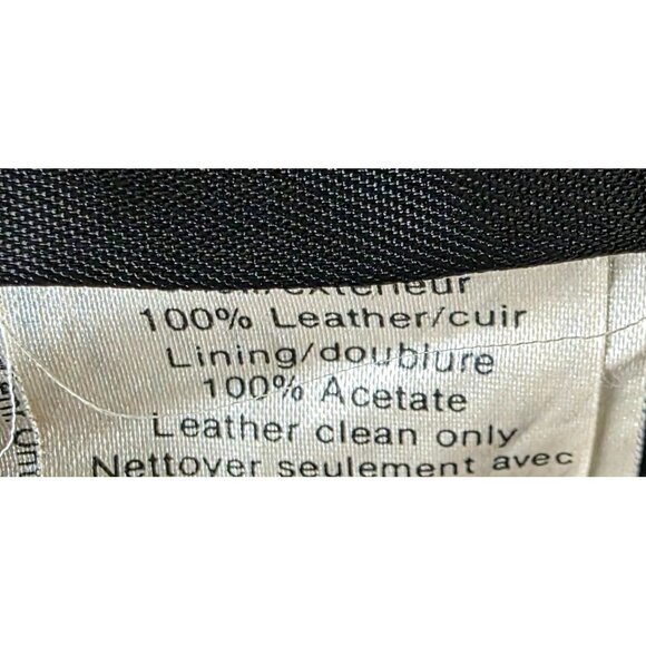 Bebe Black 100% Leather Jacket Womens Size S - Picture 5 of 12